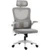 Image de Fauteuil De Bureau Ergonomique Réglable Avec Support Lombaires Et Tétière