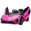 Image de Voiture électrique enfant de sport supercar 12 v - v. Max. 5 kmh effets sonores + lumineux rose