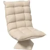 Image de Fauteuil Relax Pivotant Inclinable Tissu Velours Microfibre