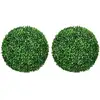 Image de Lot De 2 Buis Artificiels Topiaires