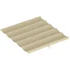 Image de Toile de toit pour pergola - Outsunny - pour tonnelle rétractable uniquement protection solaire - polyester - 250x255cm - beige