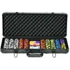 Image de SPORTNOW - Mallette de Poker - Plastique - 57.5x24x10.5cm - Noir