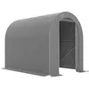 Image de Abri de jardin - Outsunny - tente rangement extérieur vélo garage bâche PE métal galvanisé - PE - 24x16x19m - gris