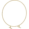 Image de Arche Décorative - Arche De Mariage - Dim. 222l X 60l X 224h Cm - Acier Doré