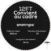 Image de Tapis de rechange - SPORTNOW - tapis de saut pour trampoline Ø 37 m et ressorts 14 cm 72 crochets - PE - noir