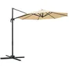 Image de Outsunny - Parasol déporté - Polyester - 295x295x250cm - Beige