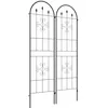 Image de Treillis de jardin Outsunny Acier 50x180cm Noir