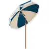 Image de Parasol Inclinable De Jardin Ø 213 Cm Style Vintage Franges