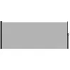Image de Store Latéral Brise-vue Paravent Rétractable De Jardin Dim. 4l X 1,60h M Gris