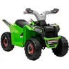 Image de Quad électrique HOMCOM pour enfants véhicule à batterie 6V avec marche avant et arrière 70L x 415l x 485H cm Vert