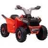 Image de Quad électrique HOMCOM pour enfants véhicule à batterie 6V avec marche avant et arrière 70L x 415l x 485H cm Rouge