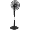 Image de Ventilateur sur pied HOMCOM Ø 42cm 40W 3 modes 28 vitesses fonction anti-moustique hauteur réglable oscillant 75° noir