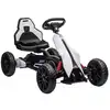 Image de Kart électrique pour enfant 3+ go kart 12v - 2 vitesses max. 5 kmh - autonomie max. 50 min. - ceinture - blanc