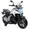 Image de Moto électrique enfant honda nc750x - musiques, feux av led, entrée usb mp3 jack - 2 roues support aux. - blanc
