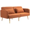Image de Canapé Convertible 3 Places Design Scandinave Tissu