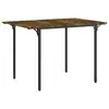 Image de Table de salle à manger pliante table de cuisine extensible avec 2 rabats style industriel rectangulaire pour petit espace, table à abattant pour 2-4 personnes, marron rustique