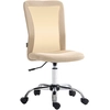 Image de Chaise De Bureau Ergonomique Hauteur Réglable Piètement Chromé Pivotant 360° Revêtement Maille