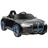Image de Voiture électrique enfant licence bmw i4 12v 3-5kmh max. Nombreux effets télécommande noir