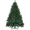 Image de Sapin de Noël artificiel 210 cm - HOMCOM - avec support en métal pliable 1674 branches décoration de Noël effet réaliste vert