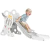 Image de Toboggan pour enfants - AIYAPLAY - de 18 à 36 mois - jusquà 30 kg - 157L x 465l x 80H cm - gris
