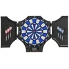 Image de SPORTNOW - Cible jeu de fléchettes électronique - PP - 83x45x4cm - Bleu