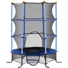 Image de Trampoline Enfant Ø1,63 X 1,9h M Filet De Sécurité Couvre-ressorts