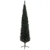 Image de Sapin de Noël artificiel - HOMCOM - 195 cm - avec base en acier - 390 branches épines - décoration de Noël réaliste - vert