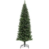 Image de Sapin De Noël Artificiel H.180 Cm 50 Pommes De Pin Effet Enneigé Blanc Vert