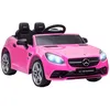 Image de Voiture électrique - AIYAPLAY - licence mercedes slc 300 12V effets sonores LED parentale - PP - rose