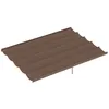 Image de Toile de toit pour pergola - Outsunny - 10 oeillets de drainage - tissu respirant - convient aux pergolas : 4 x 3 m - café
