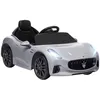 Image de Voiture électrique pour enfants sous licence Maserati Gran Turismo Folgore - AIYAPLAY - 12V - de 3 à 5 ans - gris