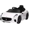 Image de Voiture électrique pour enfants sous licence Maserati Gran Turismo Folgore - AIYAPLAY - 12V - de 3 à 5 ans - blanc
