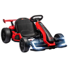 Image de Voiture électrique enfant formule 1 led - 2 moteurs 24 v - 12 kmh max. - mode drift - noir rouge