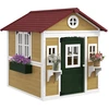 Image de Maison De Jeux Enfant - Jeu Plein Air Maisonnette Enfant - Bois