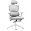 Image de Fauteuil de bureau - HOMCOM - hauteur réglable dossier inclinable appui-tête rotatif soutien lombaire réglable - noir