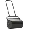 Image de Rouleau à gazon jardin en acier avec poignée dim. 59l x 32l x 113h cm lestage max. 38 l noir