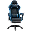 Image de Chaise gaming - Vinsetto - ergonomique avec dossier inclinable à 135° - et soutien lombaire appui-tête repose-pieds - noir
