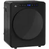 Image de Sèche linge à évacuation - HOMCOM - 1000 W 3 Kg - modes Extra Dry et ECO minuterie - acier inoxydable - 49 x 43 x 61 cm - noir