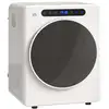 Image de Séchoir linge portable - 1000w 4kg - timer - 6 modes - installation murale ou à poser - blanc