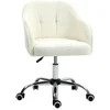 Image de Chaise De Bureau Tissu Bouclette Design Effet Capitonné