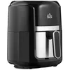 Image de Friteuse sans huile - HOMCOM - 4 L 1300 W - 12 programmes - température réglable - acier et plastique - 342x256x318cm - noir