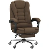 Image de Fauteuil De Bureau Manager Repose-pied Dossier Inclinable Lin