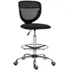 Image de Chaise de bureau - Vinsetto - ergonomique - hauteur et repose-pieds réglable - tissu en maille - 59 x 59 x 106-126 cm - noir