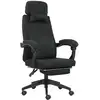 Image de Fauteuil De Bureau Manager Repose-pied Tétière Coussin Lombaires Intégrés