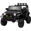 Image de Voiture 4x4 électrique enfant 2 moteurs 12v 3 vitesses télécommande noir