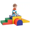 Image de Module motricité bébé - HOMCOM - 4PCS - en mousse EPE - pour enfants dâge préscolaire - multicolore