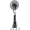 Image de Ventilateur brumisateur oscillant inclinable sur pied roulettes 90w h.125 cm avec télécommande