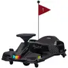 Image de Crazy cart enfant - kart électrique enfant 12v 8kmh max. - kart drifting - nombreux effets - noir