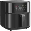 Image de Friteuse à air friteuse sans huile air fryer 1700w 8l 8 prog. Écran tactile led multifonction noir
