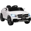 Image de Voiture électrique enfants - AIYAPLAY - télécommande 24G - 3 vitesses - phares musique klaxon - PP et métal - 105x68x50cm - blanc